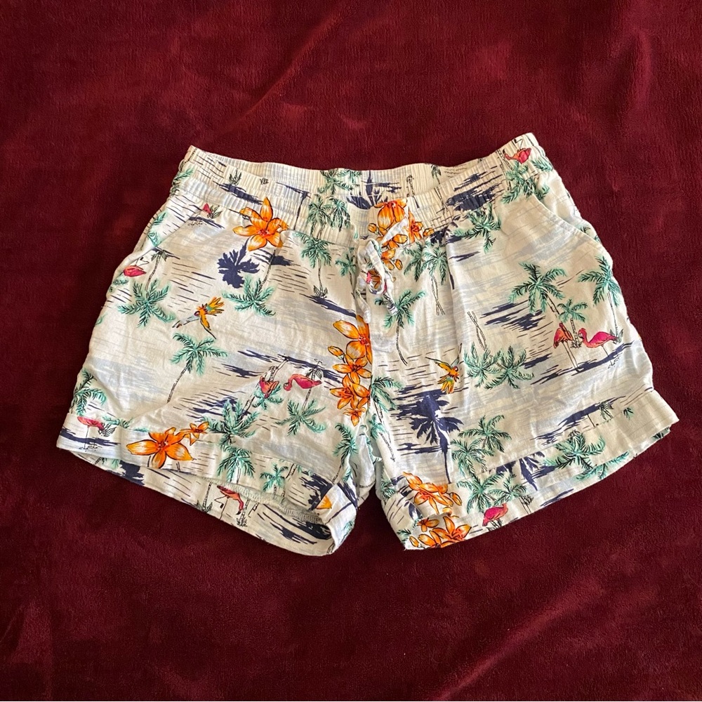 Old Navy Tropical Print Women Shorts